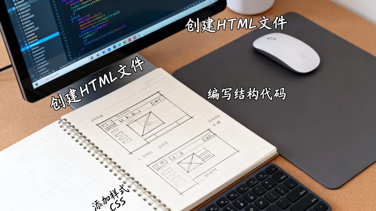 html网页静态页面怎么做？html静态网页制作教程