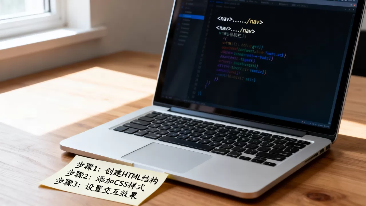 html有导航的网站怎么做？html导航栏代码怎么写