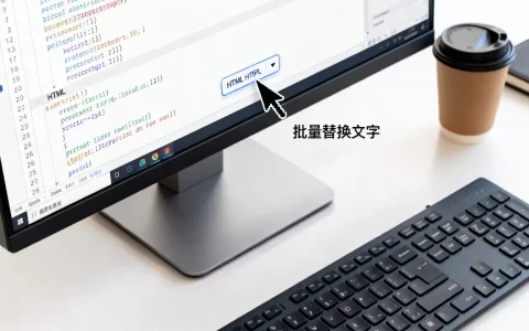 html替换文字怎么操作？html批量替换文字工具