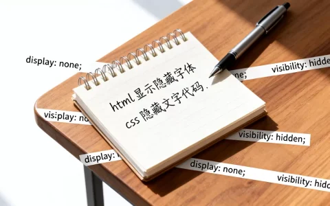 html怎么显示隐藏字体？css隐藏文字代码