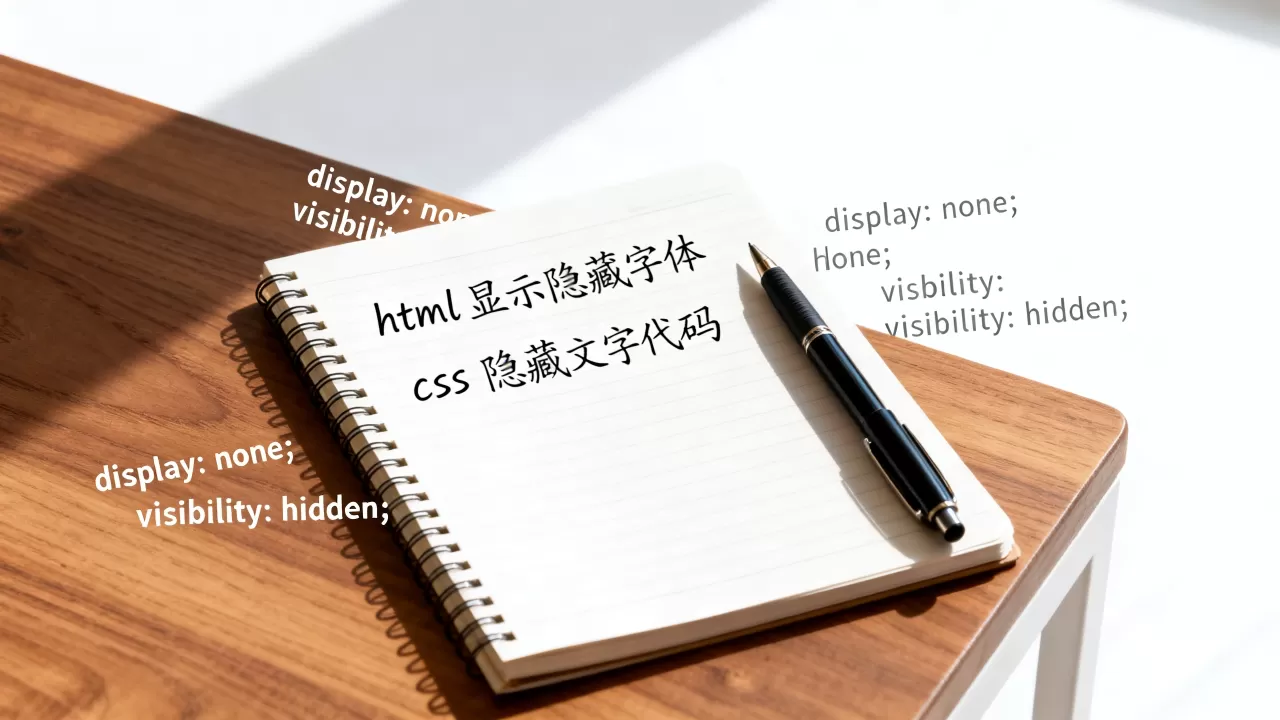 html怎么显示隐藏字体?css隐藏文字代码 html怎么显示隐藏字体?css隐藏文字代码