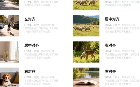 HTML图片与文字怎么排版？html图片与文字对齐方法