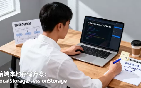 html暂存数据丢失怎么办？前端本地存储方案