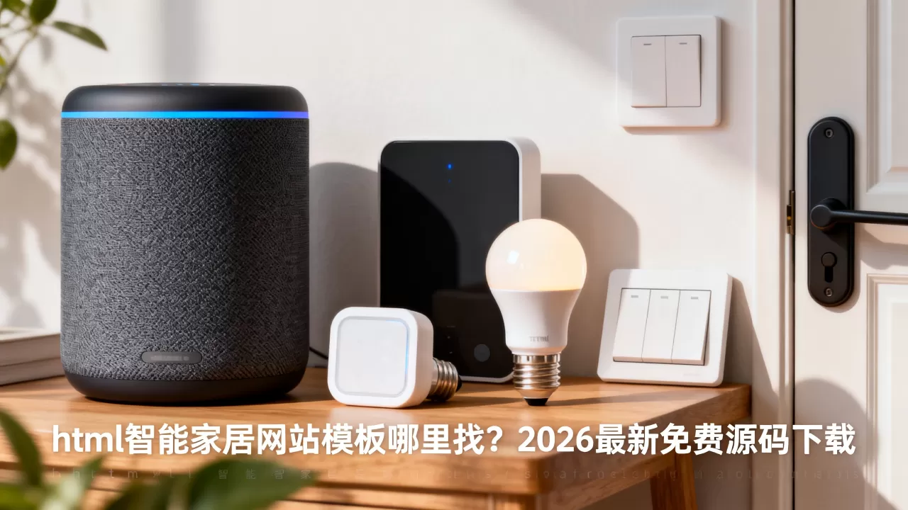 html智能家居网站模板哪里找？2026最新免费源码下载
