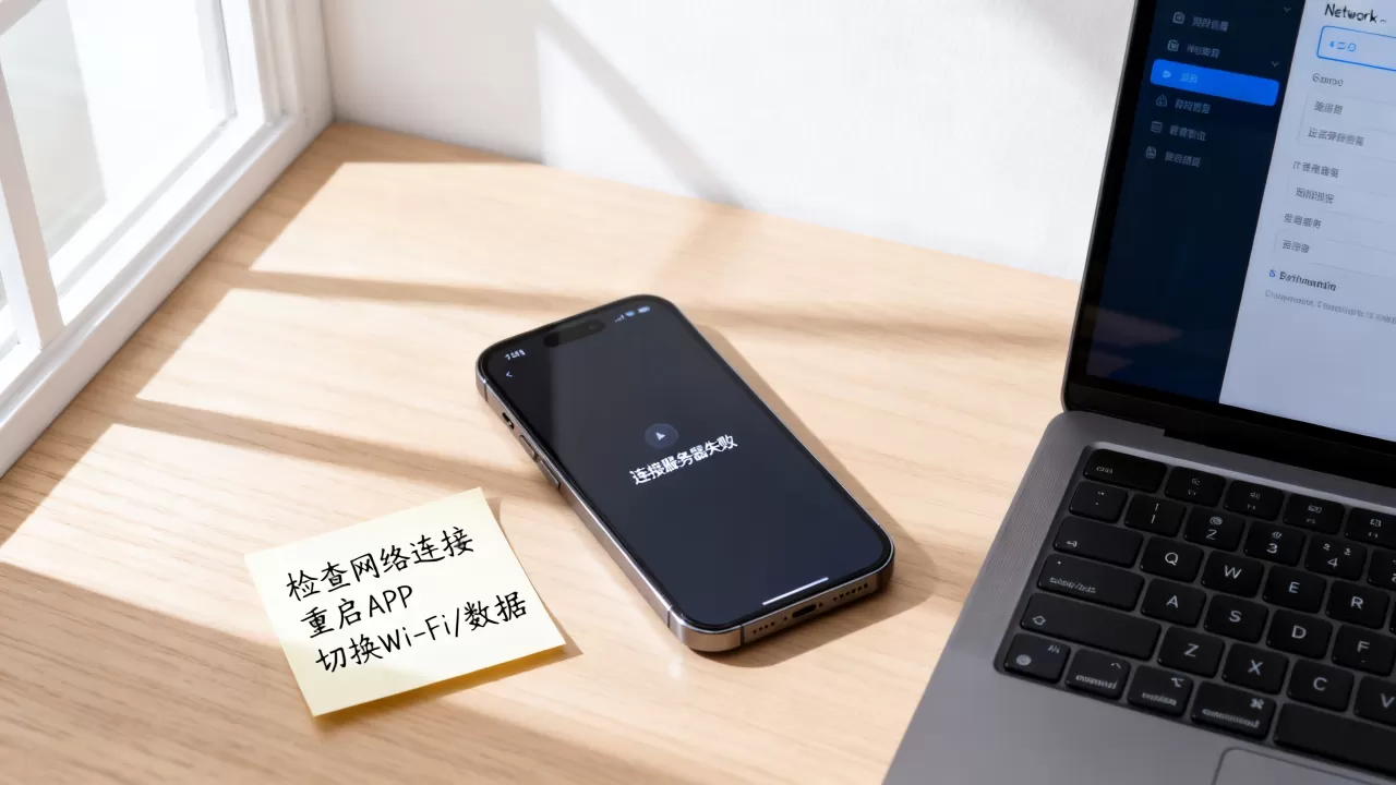 APP客户端服务器连接失败怎么办？手机app连接服务器失败怎么解决