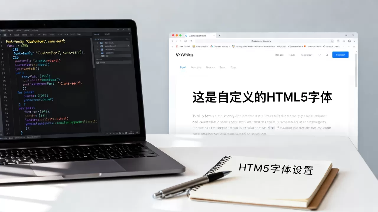 HTML5字体怎么设置？HTML5中如何自定义网页字体