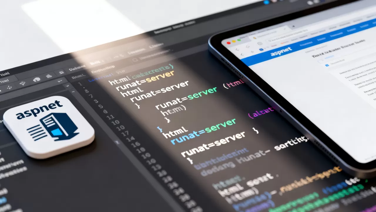 html添加runat变成服务器是什么意思？asp.net中runat=server的作用