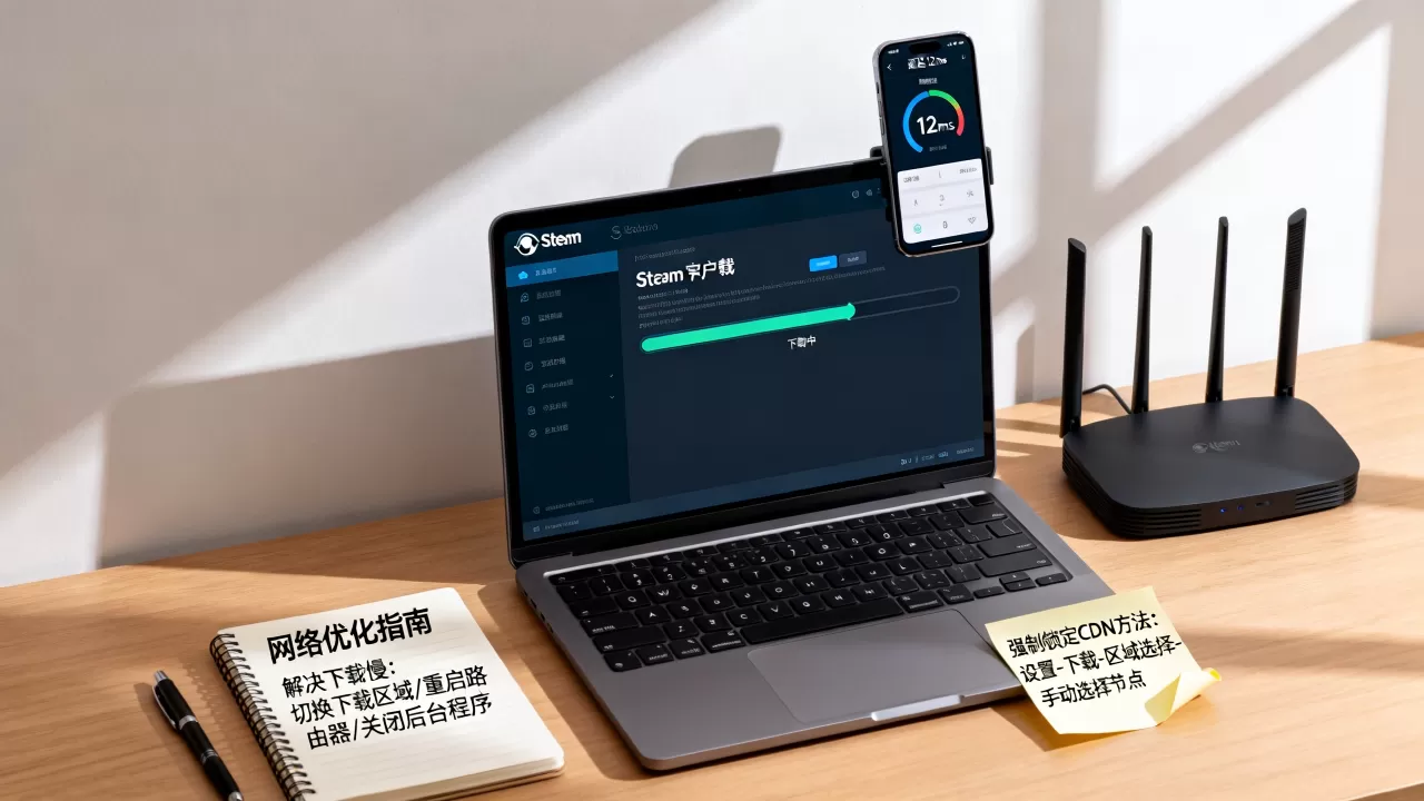 Steam CDN怎么强制锁定?steam下载速度慢怎么解决 Steam CDN怎么强制锁定?steam下载速度慢怎么解决