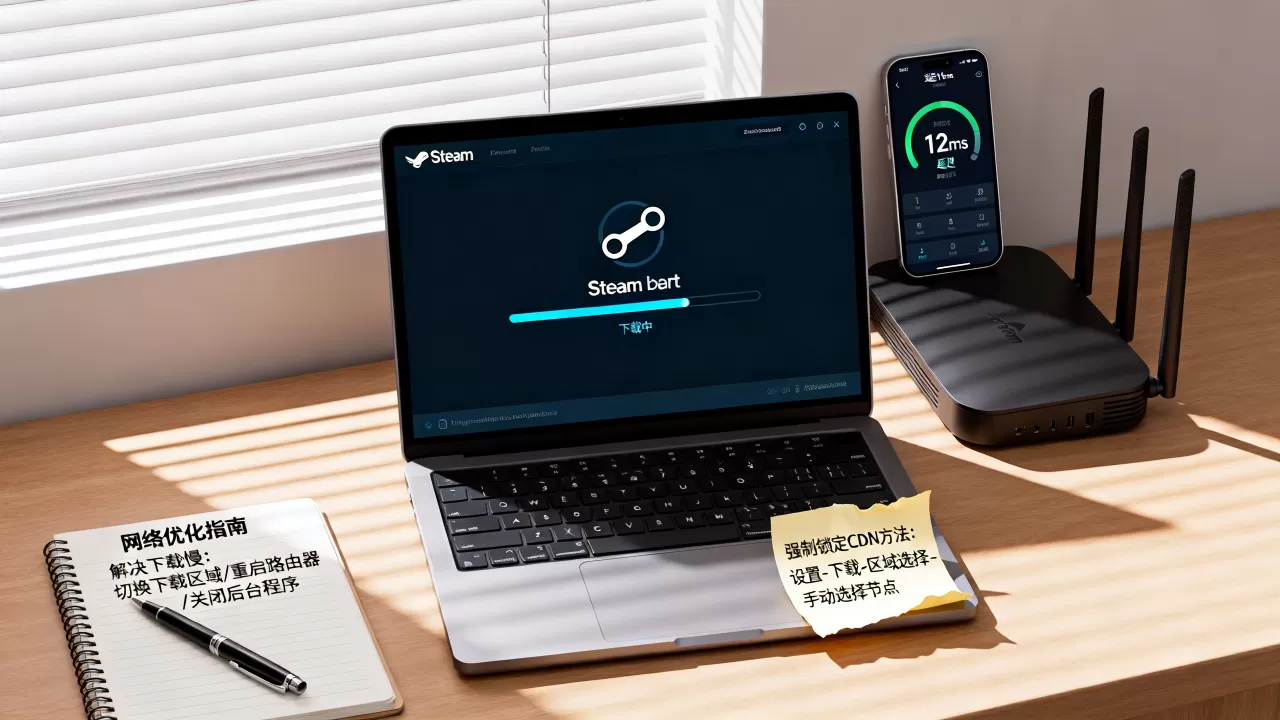 Steam CDN怎么强制锁定?steam下载速度慢怎么解决 Steam CDN怎么强制锁定?steam下载速度慢怎么解决