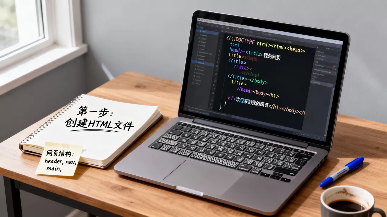 html网站作业怎么做？html网页制作代码怎么写