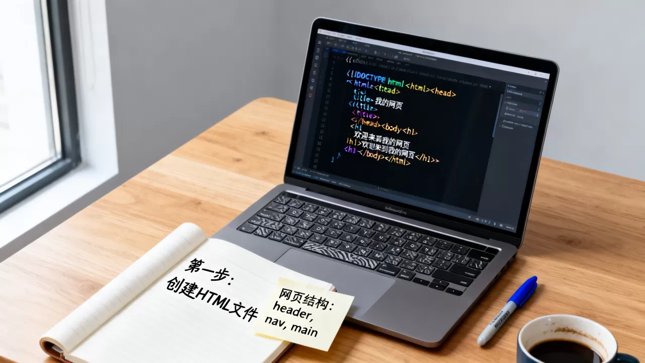 html网站作业怎么做？html网页制作代码怎么写