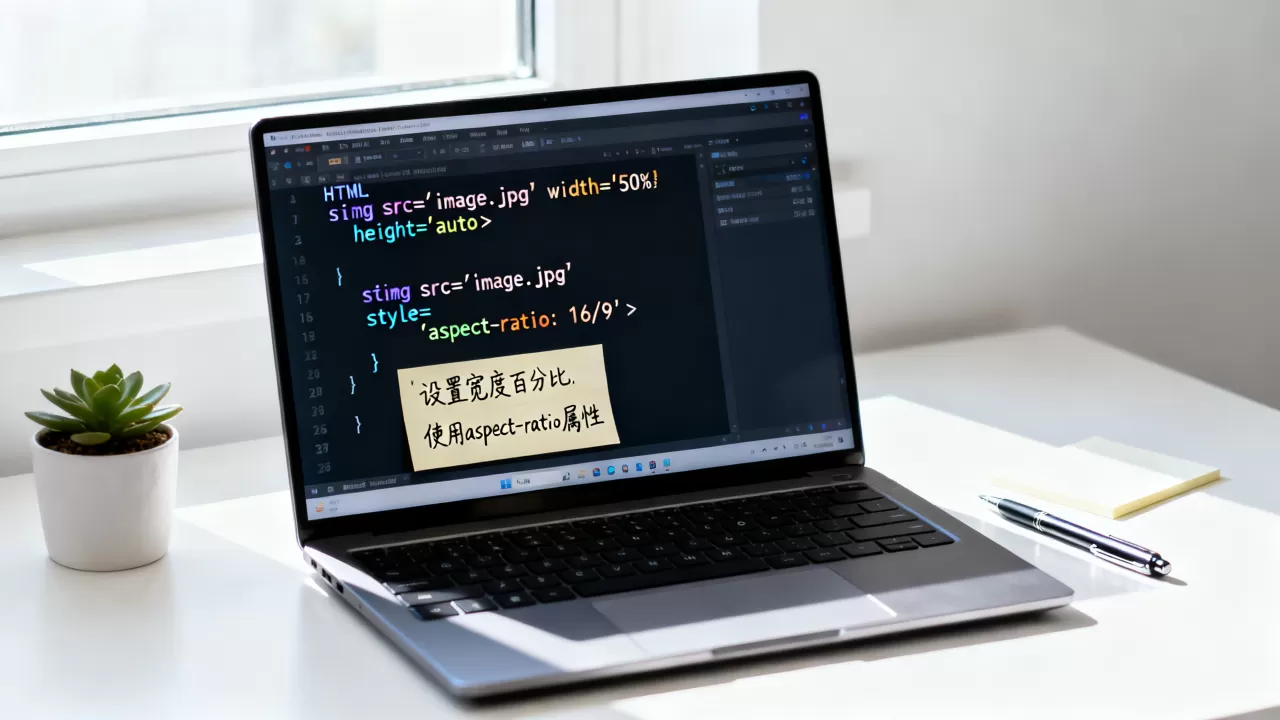 HTML图片比例代码怎么写？如何设置图片宽高比