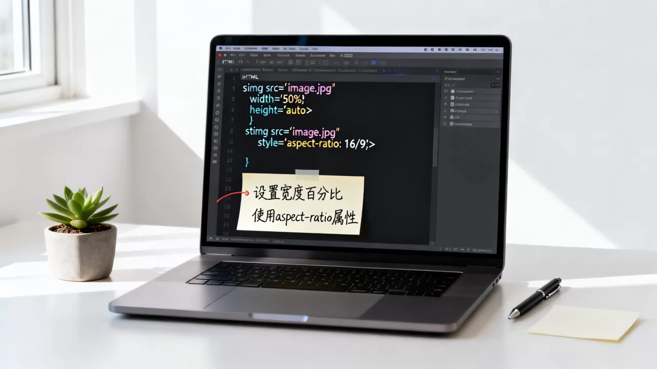 HTML图片比例代码怎么写？如何设置图片宽高比