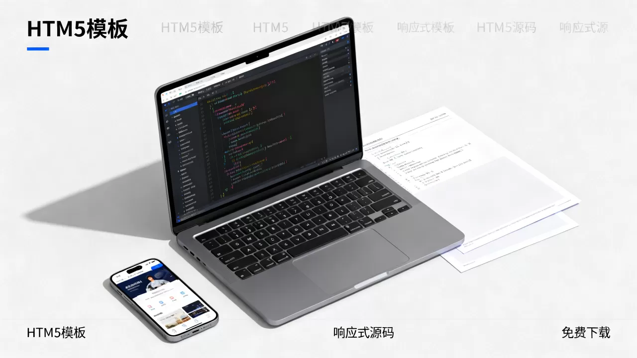 HTML5手机网站模板哪里找？免费响应式源码下载