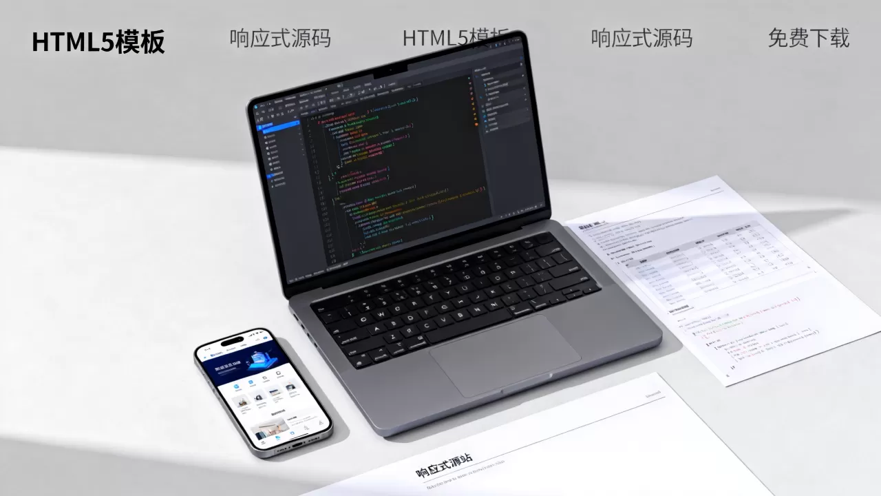 HTML5手机网站模板哪里找？免费响应式源码下载