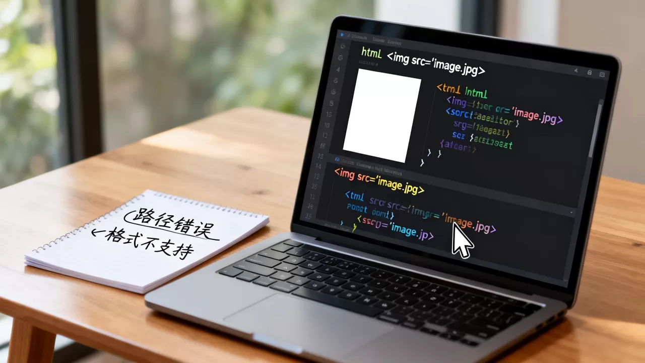 html的图片怎么插入？html图片不显示的原因