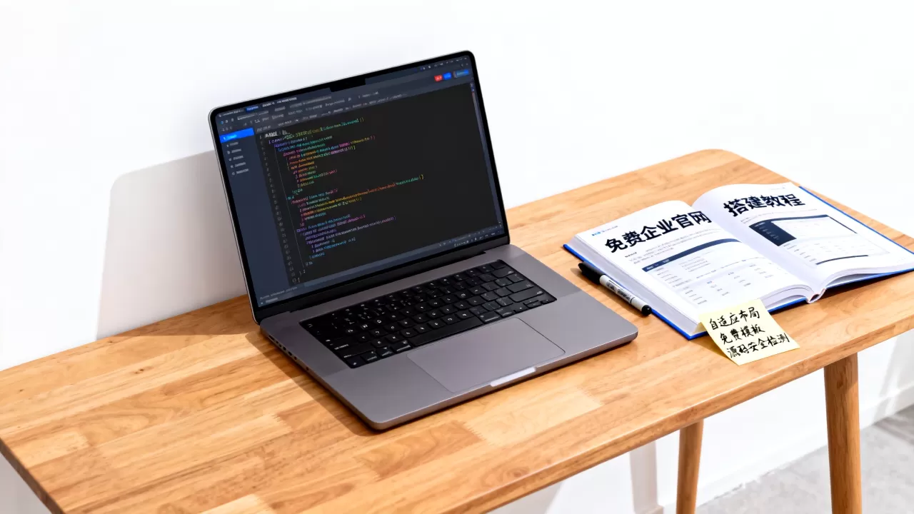 HTML5自适应企业网站源码怎么选？免费企业官网搭建教程