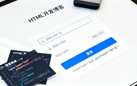 HTML开发博客登录页怎么设计？前端登录界面模板源码