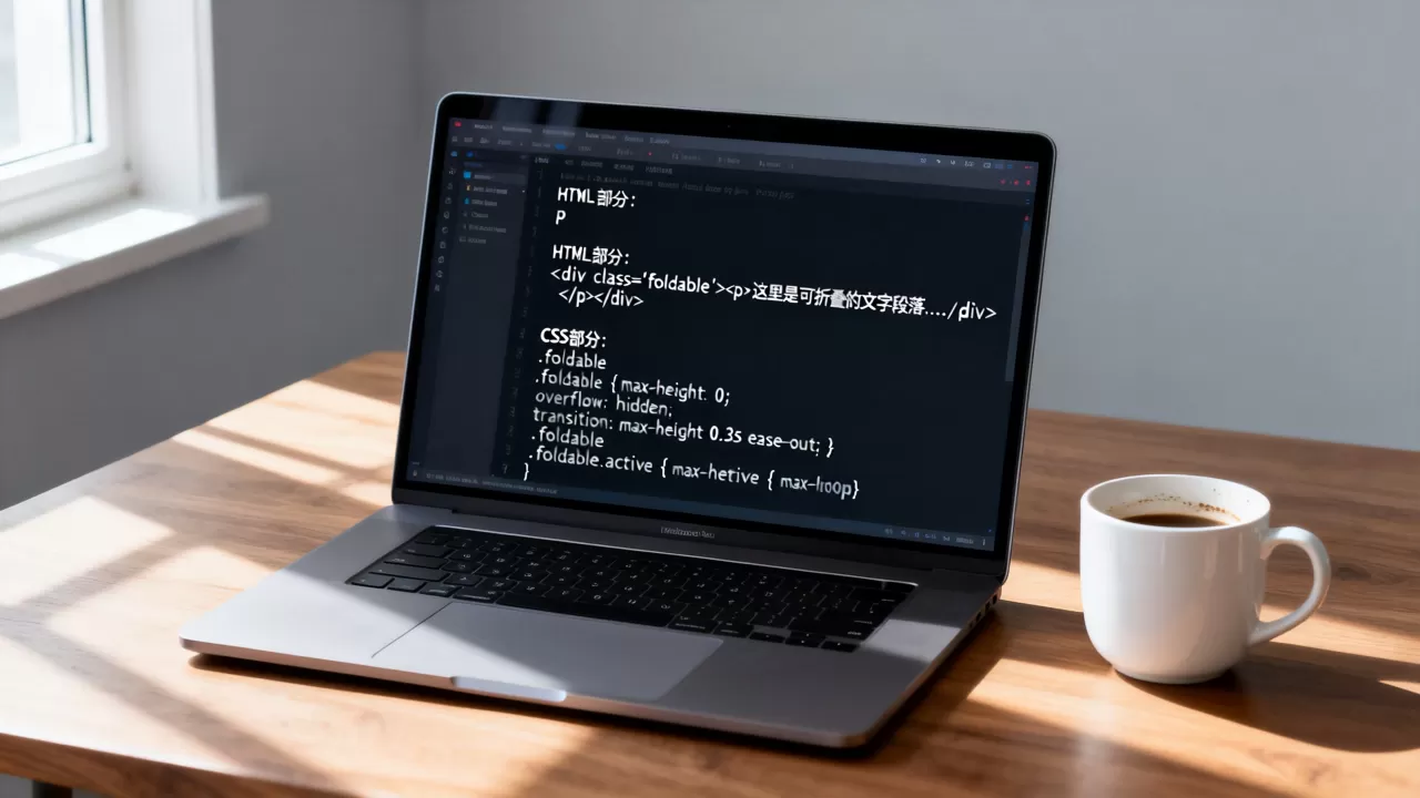 HTML文字段落折叠怎么实现?前端CSS折叠展开代码 HTML文字段落折叠怎么实现?前端CSS折叠展开代码