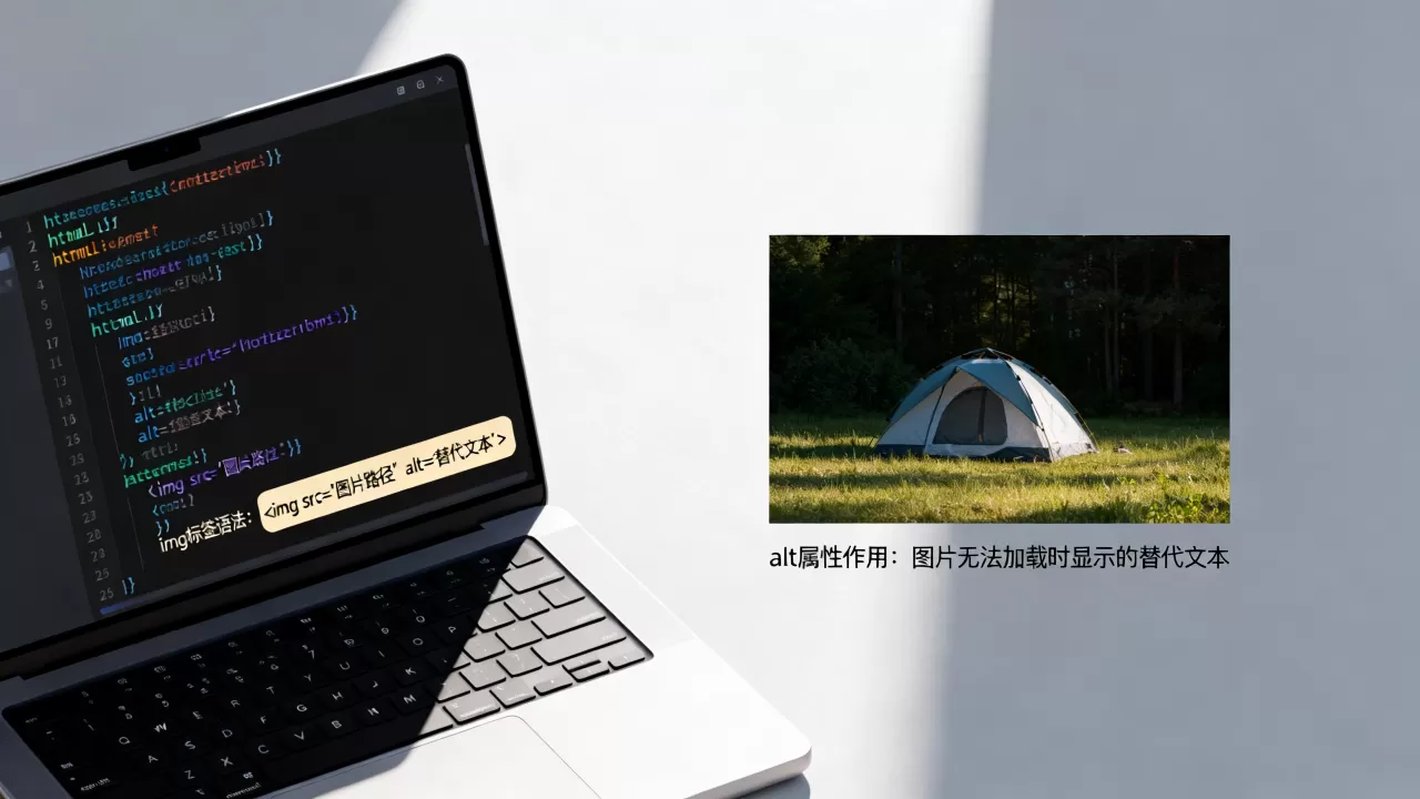 html图片标签怎么用？html img标签alt属性作用