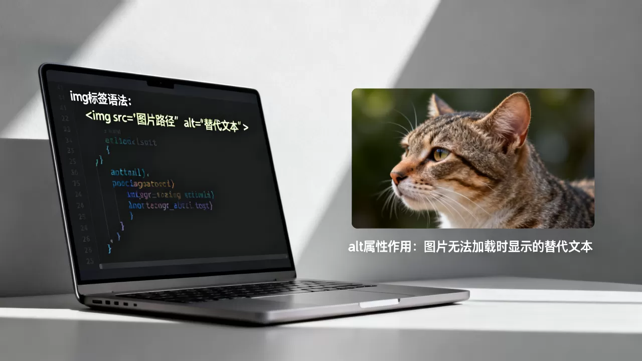 html图片标签怎么用？html img标签alt属性作用