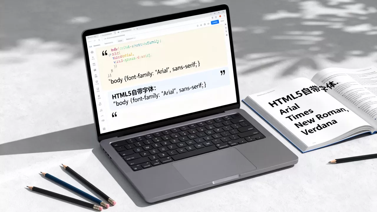 HTML5自带字体有哪些？如何设置网页默认字体