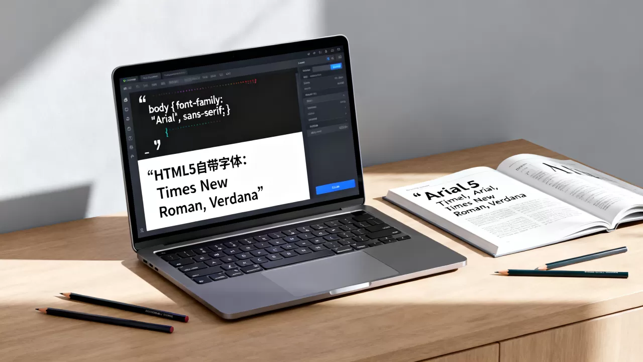 HTML5自带字体有哪些？如何设置网页默认字体