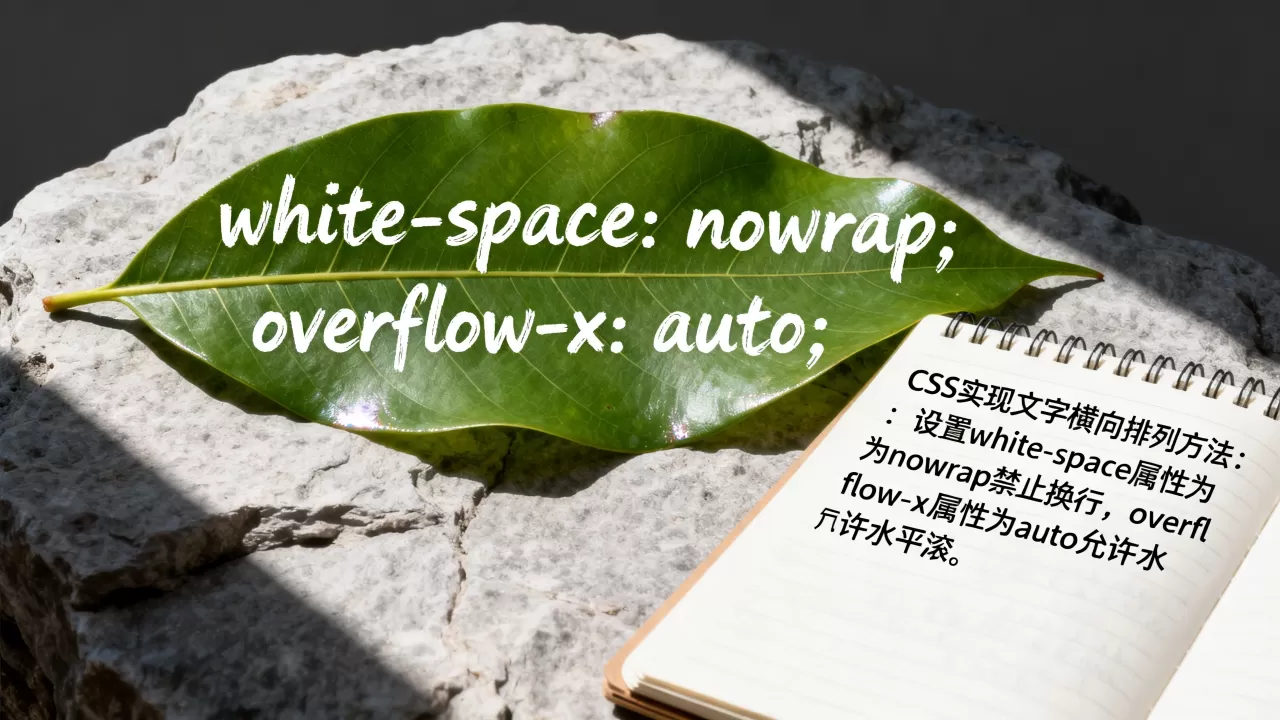 html文字横向怎么设置?CSS实现文字横向排列方法 html文字横向怎么设置?CSS实现文字横向排列方法