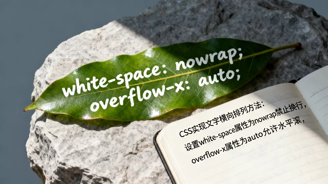 html文字横向怎么设置?CSS实现文字横向排列方法 html文字横向怎么设置?CSS实现文字横向排列方法