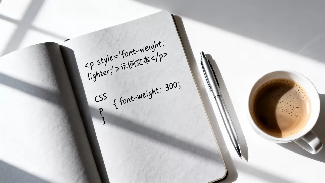 HTML中如何让字体变细?css字体粗细weight属性 HTML中如何让字体变细?css字体粗细weight属性