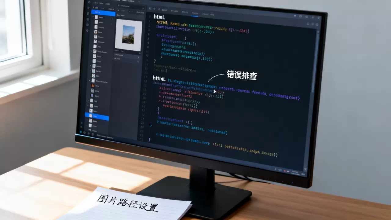 html图片服务器路径怎么设置？html图片路径写错了怎么办
