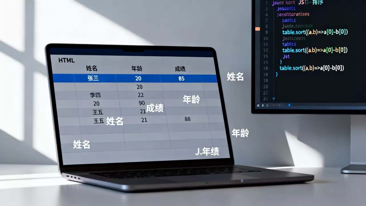 html中table数据怎么排序?js实现表格数据排序方法 html中table数据怎么排序?js实现表格数据排序方法