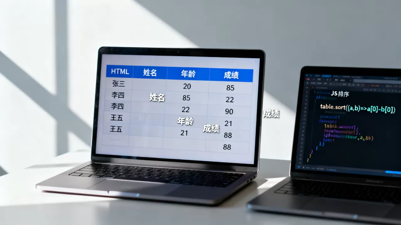 html中table数据怎么排序?js实现表格数据排序方法 html中table数据怎么排序?js实现表格数据排序方法