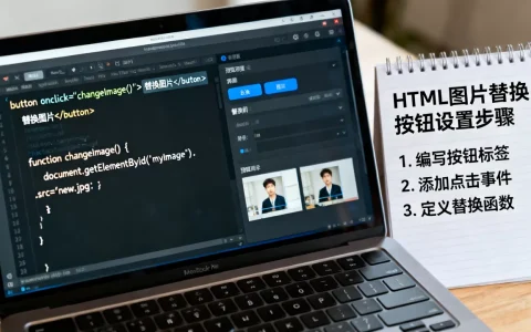 html图片替换按钮怎么设置？html图片替换按钮代码