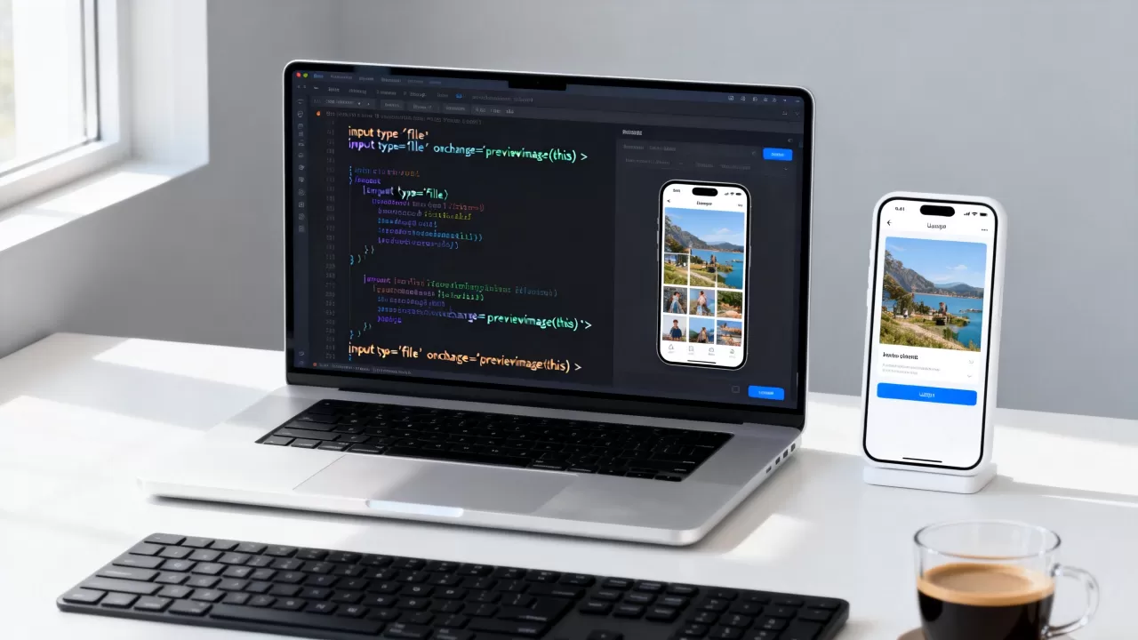 html5图片预览怎么实现？前端图片上传预览功能