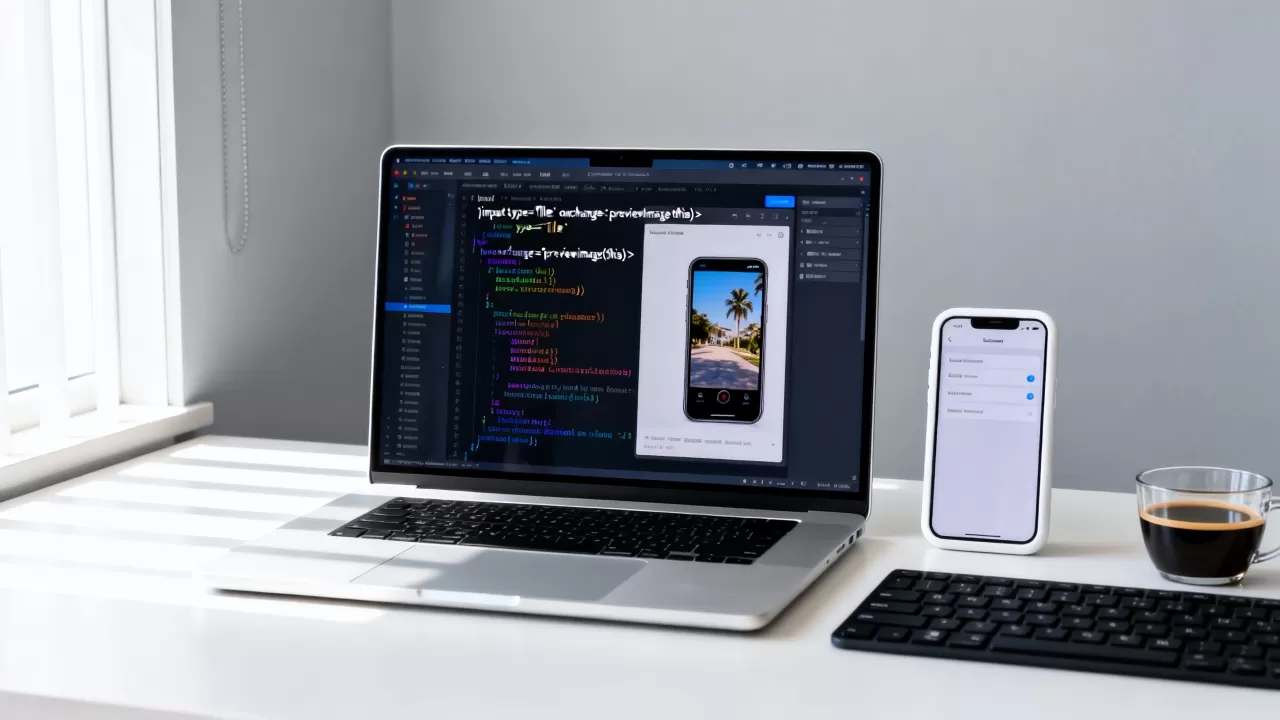 html5图片预览怎么实现？前端图片上传预览功能