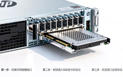 Hp服务器内存插槽ssd怎么用？惠普服务器ssd内存插槽怎么安装