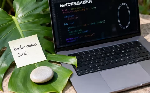 html文字如何设置椭圆边框？html css实现文字椭圆边框代码