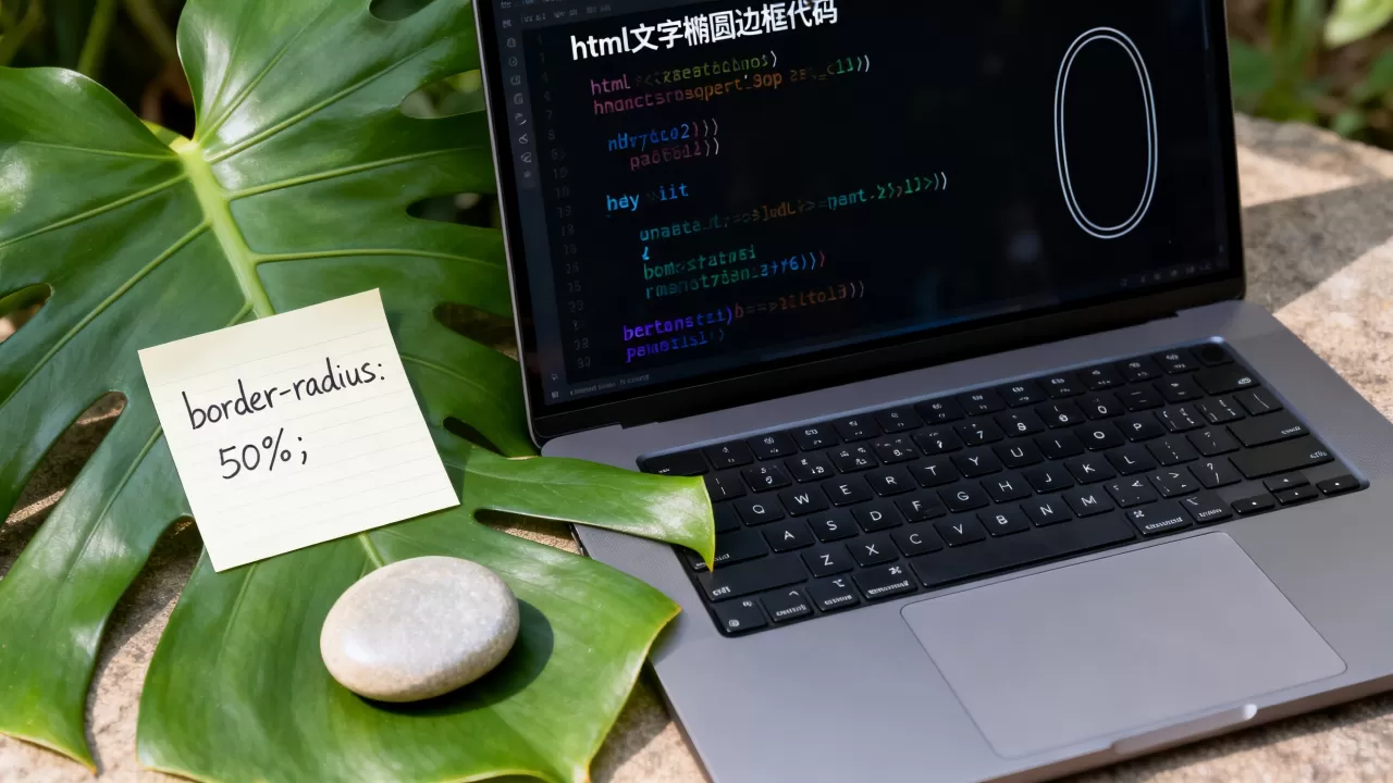html文字如何设置椭圆边框?html css实现文字椭圆边框代码 html文字如何设置椭圆边框?html css实现文字椭圆边框代码