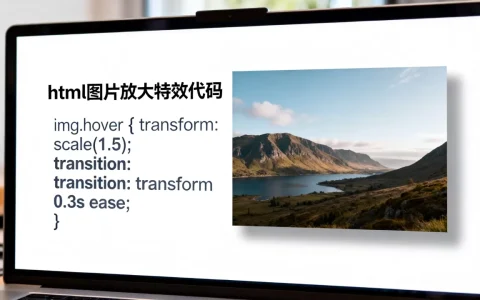 html放大显示图片怎么操作？html图片放大特效代码