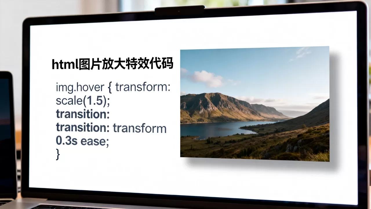 html放大显示图片怎么操作？html图片放大特效代码