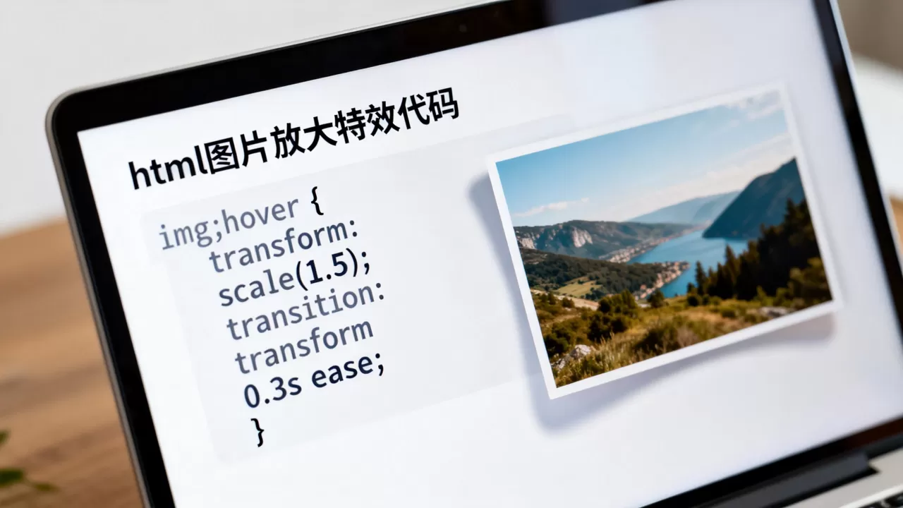 html放大显示图片怎么操作？html图片放大特效代码