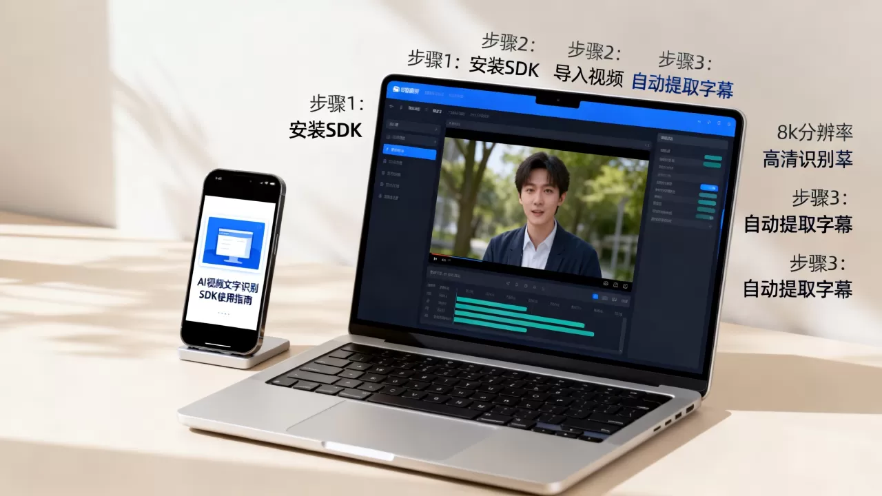 AI视频文字识别SDK怎么用？视频字幕自动提取工具