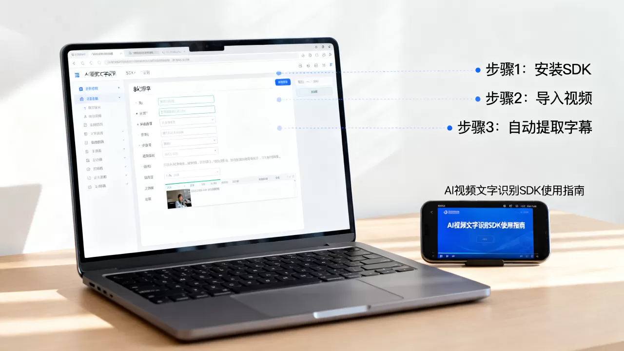 AI视频文字识别SDK怎么用？视频字幕自动提取工具
