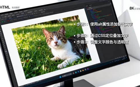 html图片显示字怎么设置？html图片添加文字教程