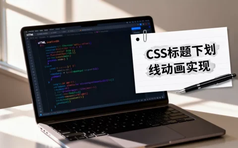 HTML文字标题怎么设置特效？CSS实现标题下划线动画