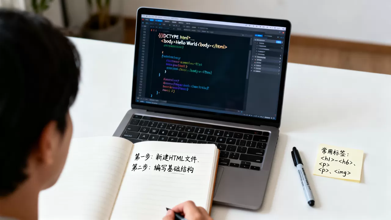 html代码网页怎么做？html网页制作入门教程