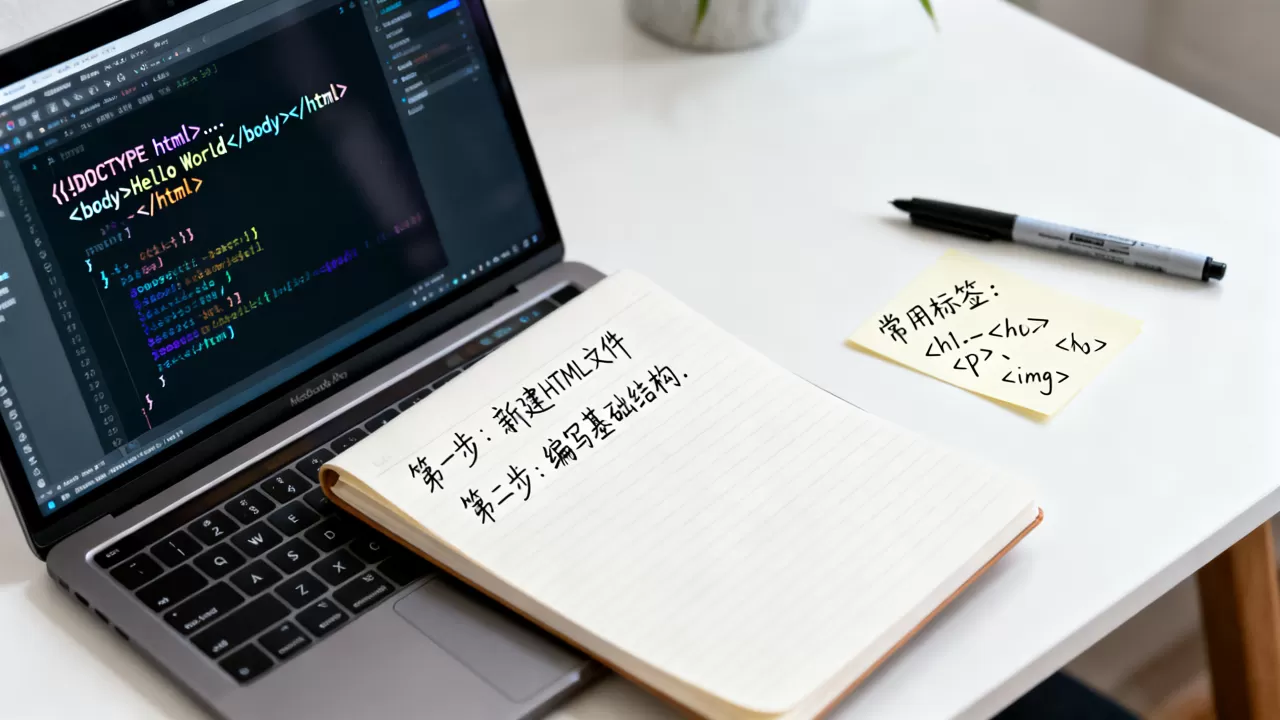 html代码网页怎么做？html网页制作入门教程