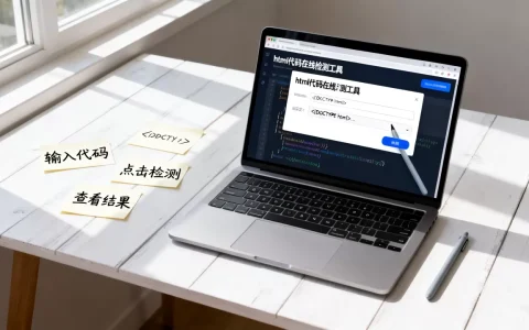 html检测页面怎么操作？html代码在线检测工具