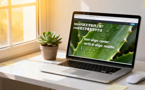 html代码文字如何上移？css实现文字垂直居中方法